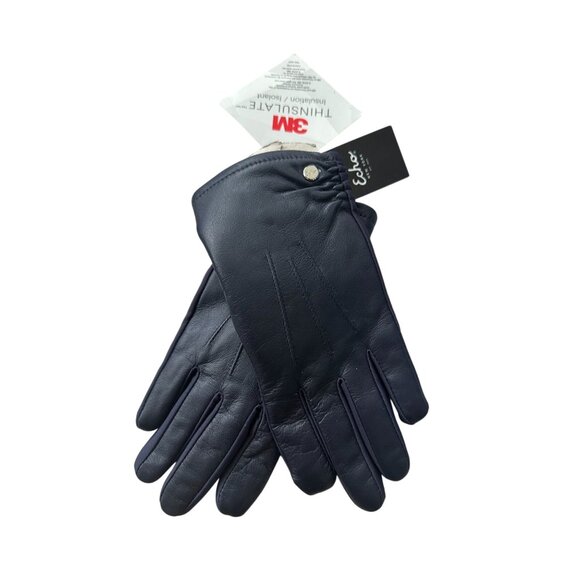 ECHO DESIGN Women's Navy Blue Gloves Size Large NEW NWT - Picture 5 of 5